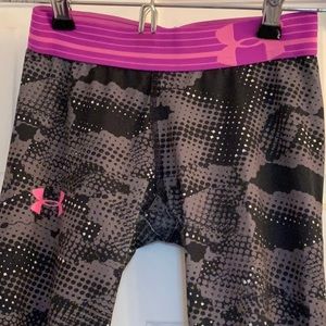 Under Armour Heat Gear capri girls leggings in size small